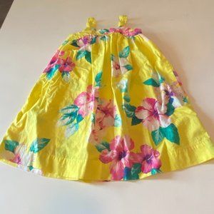 Gap Yellow Tropical Sundress